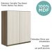 Armario Aereo 2 Portas MDF 70 cm Kali 12208 Carvalho Toq Bianco Toq Nicioli