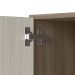Armario Aereo 2 Portas MDF 70 cm Kali 12208 Carvalho Toq Bianco Toq Nicioli