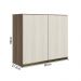 Armario Aereo 2 Portas MDF 80 cm Kali 12211 Carvalho Toq Bianco Toq Nicioli