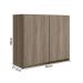 Armario Aereo 2 Portas MDF 80 cm Kali 12211 Carvalho Toq Carvalho Toq Nicioli
