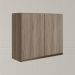 Armario Aereo 2 Portas MDF 80 cm Kali 12211 Carvalho Toq Carvalho Toq Nicioli