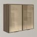Armario Aereo 2 Portas Vidro MDF 80 cm Kali 1221162 Carvalho Toq Nicioli