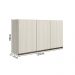 Armario Aereo 3 Portas MDF 120 cm Kali 12197 Bianco Toq Bianco Toq Nicioli