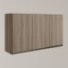 Armario Aereo 3 Portas MDF 120 cm Kali 12197 Carvalho Toq Carvalho Toq Nicioli