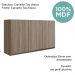 Armario Aereo 3 Portas MDF 120 cm Kali 12197 Carvalho Toq Carvalho Toq Nicioli