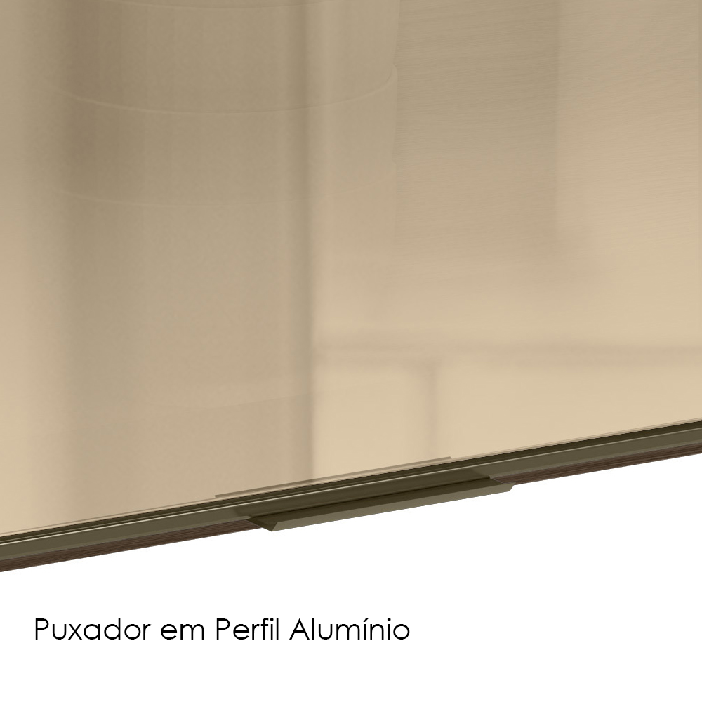 Armario Aereo 3P E Balcao Pia MDF Kali Carvalho Toq Chumbo Nicioli