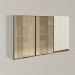 Armario Aereo 3P Vid MDF 120cm Kali 1219764 Bianco Toq Bianco Toq Nicioli