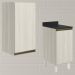 Armario Aereo Balcao 1 Porta 40cm MDF Kali Bianco Toq Bianco Toq Nicioli