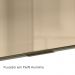 Armario Aereo Balcao 1P Vidro 40cm MDF Kali Bianco Toq Bianco Toq Nicioli