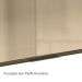 Armario Aereo Balcao 1P Vidro 40cm MDF Kali Carvalho Toq Off White Cetim Nicioli