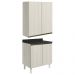 Armario Aereo Balcao 2 Portas 60cm MDF Kali Bianco Toq Bianco Toq Nicioli
