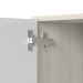 Armario Aereo Balcao 2 Portas 60cm MDF Kali Bianco Toq Branco Uv Nicioli