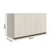 Armario Aereo Basc MDF 60 cm Kali 16337 Bianco Toq Bianco Toq Nicioli