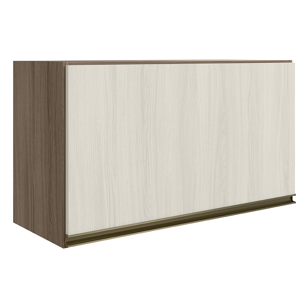 Armario Aereo Basc MDF 60 cm Kali 16337 Carvalho Toq Bianco Toq Nicioli