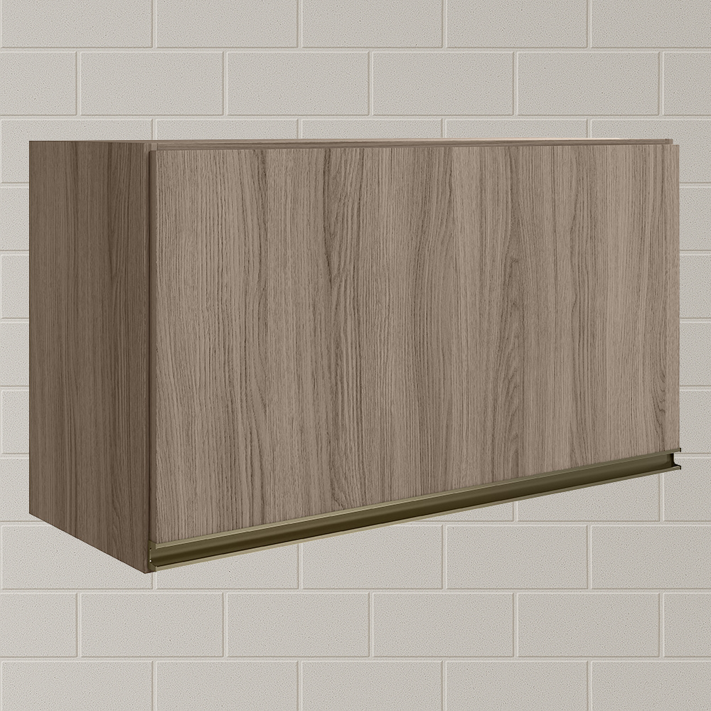 Armario Aereo Basc MDF 60 cm Kali 16337 Carvalho Toq Carvalho Toq Nicioli