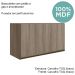 Armario Aereo Basc MDF 60 cm Kali 16337 Carvalho Toq Carvalho Toq Nicioli