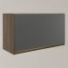 Armario Aereo Basc MDF 60 cm Kali 16337 Carvalho Toq Chumbo Nicioli