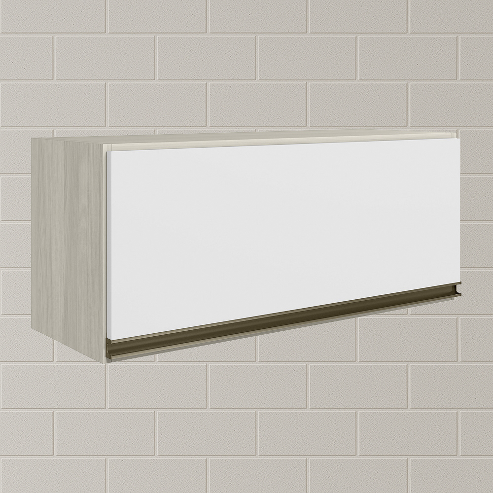 Armario Aereo Basc MDF 70 cm Kali 16339 Bianco Toq Branco Uv Nicioli