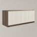 Armario Aereo Basc MDF 70 cm Kali 16339 Carvalho Toq Bianco Toq Nicioli
