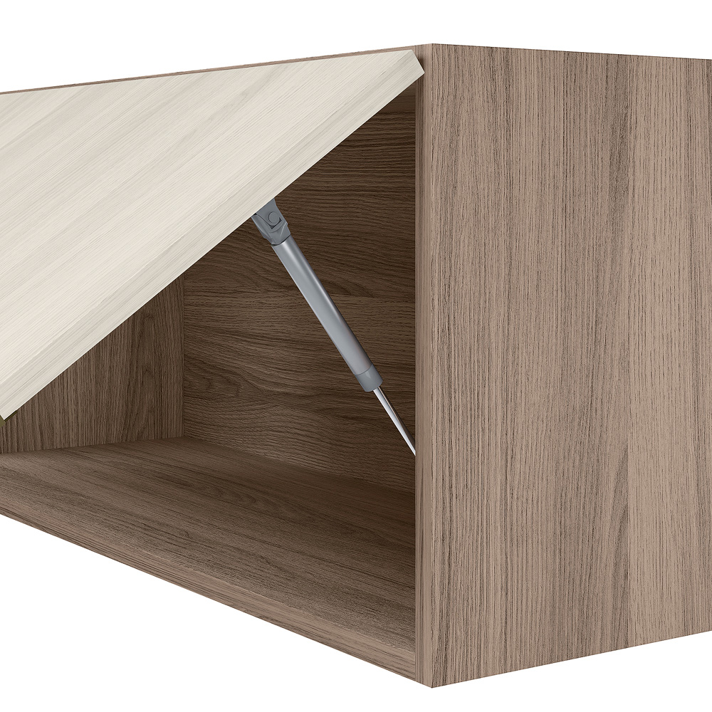 Armario Aereo Basc MDF 70 cm Kali 16339 Carvalho Toq Bianco Toq Nicioli