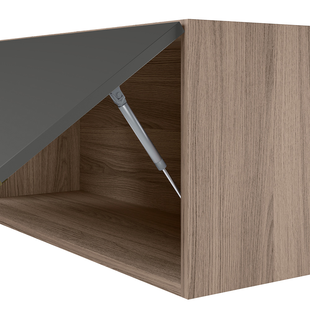 Armario Aereo Basc MDF 70 cm Kali 16339 Carvalho Toq Chumbo Nicioli