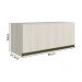 Armario Aereo Basc MDF 80 cm Kali 16341 Bianco Toq Bianco Toq Nicioli
