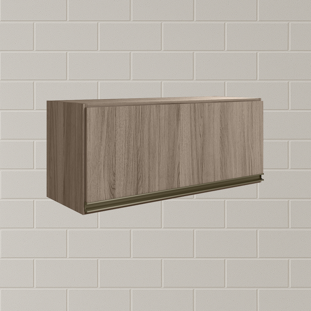 Armario Aereo Basc MDF 80 cm Kali 16341 Carvalho Toq Carvalho Toq Nicioli