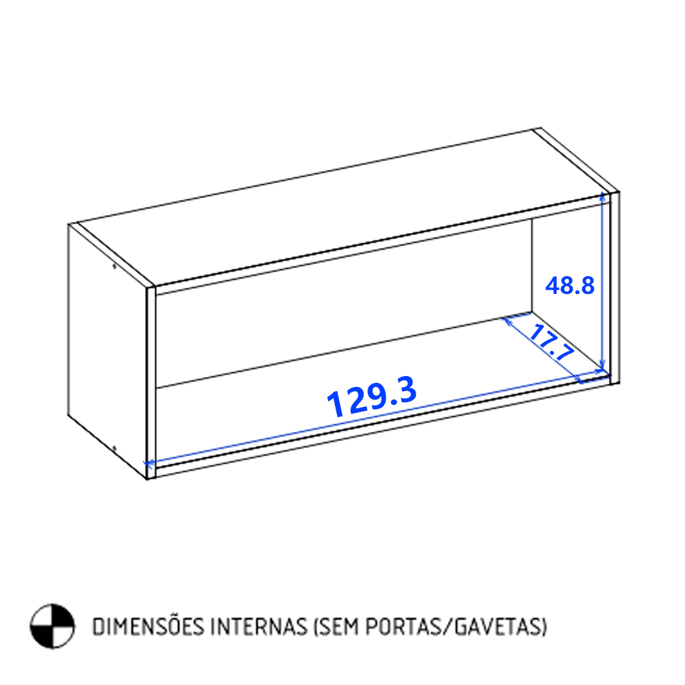 Armario Aereo Basculante 80 cm 16978 Freijo Off White Cristal Nicioli