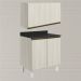 Armario Aereo E Balcao MDF 60cm Kali Bianco Toq Bianco Toq Nicioli