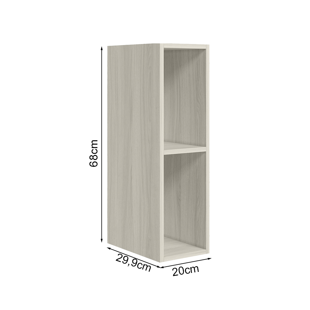 Armario Aereo Nicho MDF 20 cm Kali 12199 Bianco Toq Nicioli