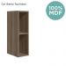 Armario Aereo Nicho MDF 20 cm Kali 12199 Carvalho Toq Nicioli