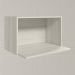 Armario Aereo Porta Microondas MDF 60 cm Kali 15214 Bianco Toq Nicioli