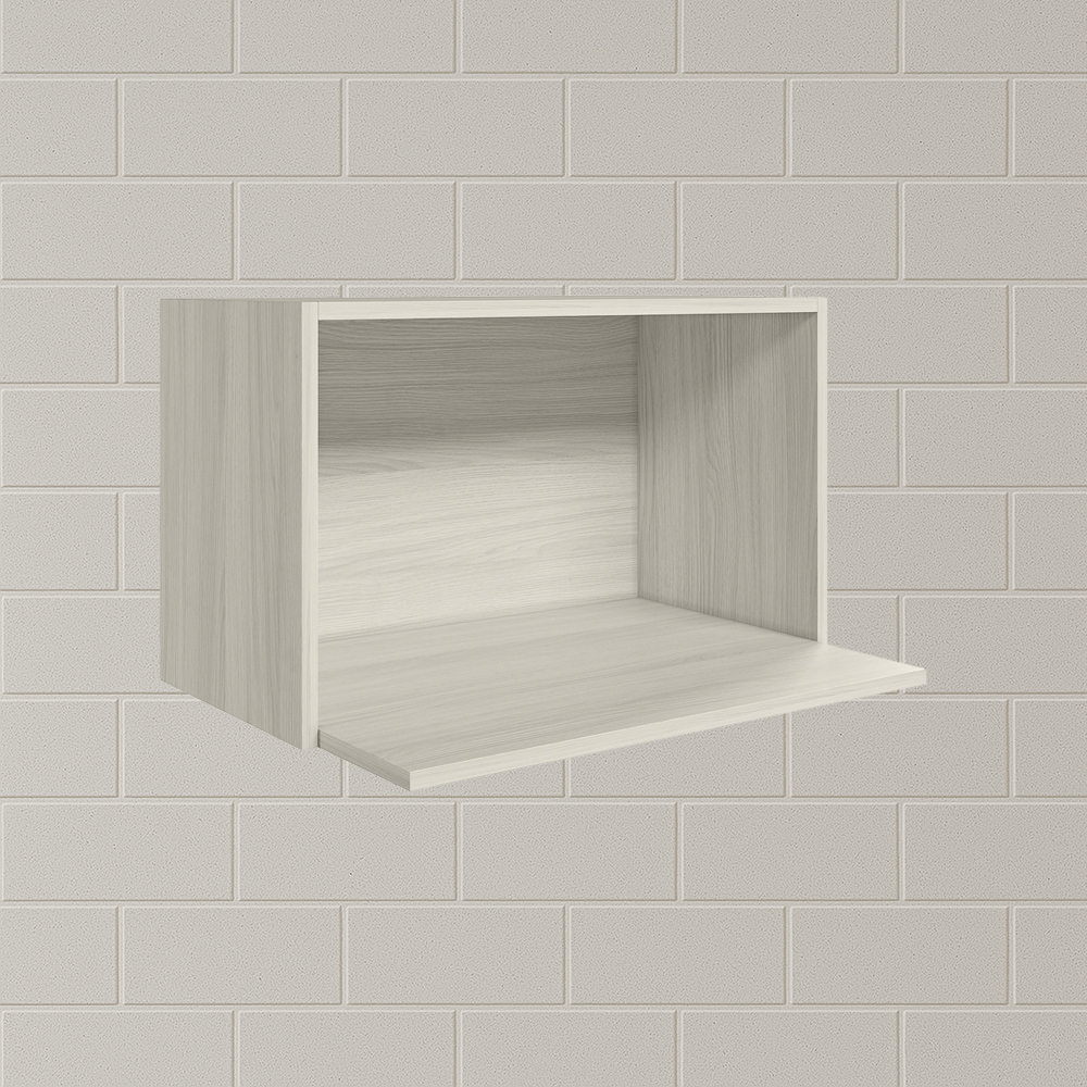 Armario Aereo Porta Microondas MDF 60 cm Kali 15214 Bianco Toq Nicioli