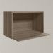 Armario Aereo Porta Microondas MDF 60 cm Kali 15214 Carvalho Toq Nicioli