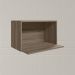 Armario Aereo Porta Microondas MDF 60 cm Kali 15214 Carvalho Toq Nicioli