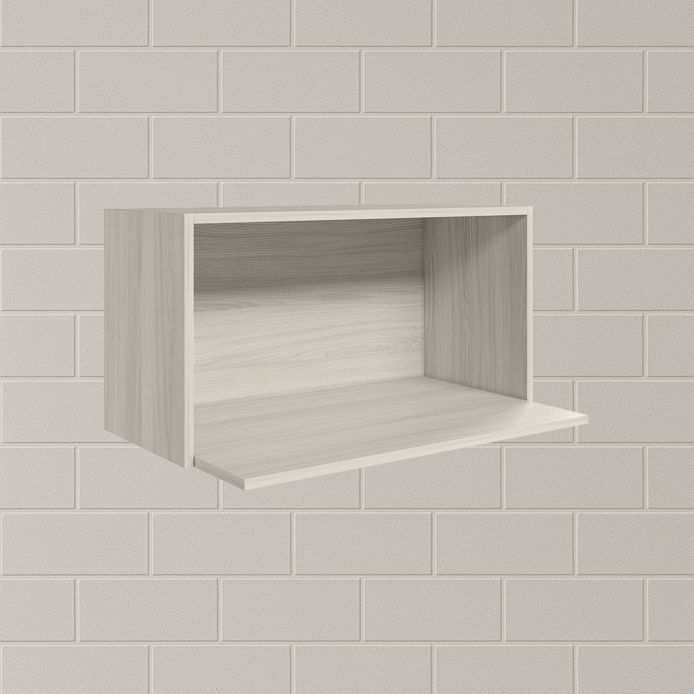 Armario Aereo Porta Microondas MDF 70 cm Kali 15219 Bianco Toq Nicioli