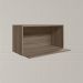Armario Aereo Porta Microondas MDF 70 cm Kali 15219 Carvalho Toq Nicioli