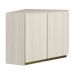 Armario Canto Obliquo 2P MDF 75cm Kali 12209 Bianco Toq Bianco Toq Nicioli