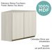 Armario Canto Obliquo 2P MDF 75cm Kali 12209 Bianco Toq Bianco Toq Nicioli