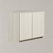 Armario Canto Obliquo 2P MDF 75cm Kali 12209 Bianco Toq Bianco Toq Nicioli