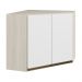Armario Canto Obliquo 2P MDF 75cm Kali 12209 Bianco Toq Branco Uv Nicioli