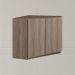 Armario Canto Obliquo 2P MDF 75cm Kali 12209 Carvalho Toq Carvalho Toq Nicioli
