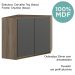 Armario Canto Obliquo 2P MDF 75cm Kali 12209 Carvalho Toq Chumbo Nicioli