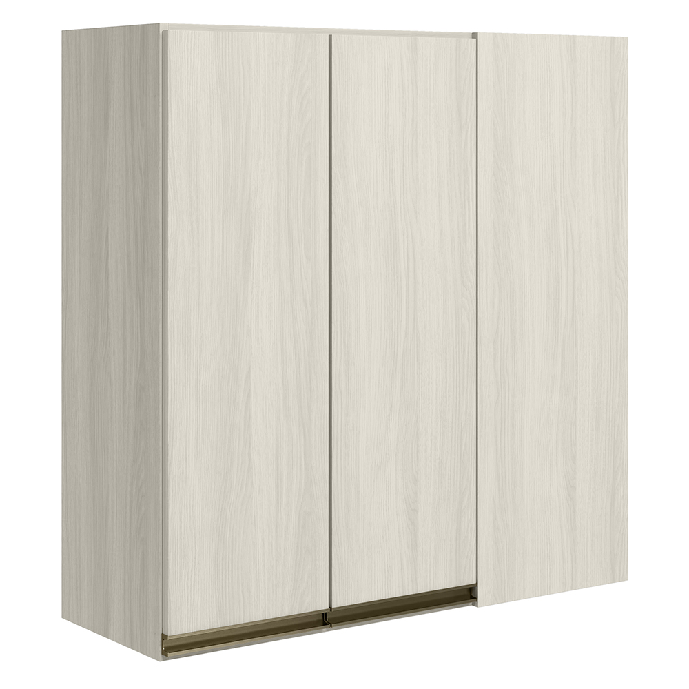Armario Canto Reto 2P MDF 86 cm Kali 12043 Bianco Toq Bianco Toq Nicioli