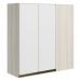 Armario Canto Reto 2P MDF 86 cm Kali 12043 Bianco Toq Branco Uv Nicioli