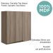 Armario Canto Reto 2P MDF 86 cm Kali 12043 Carvalho Toq Carvalho Toq Nicioli