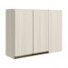 Armario Canto Reto 2P MDF 89cm Kali 12213 Bianco Toq Bianco Toq Nicioli