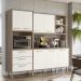 Armario Cozinha Leona 7 Portas e 3 Gavetas Carvalho Nature/Off White
