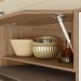 Armario de Cozinha Compacta Paolla 261,2 cm com 8 Portas Ipe/Off White