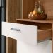 Armario de Cozinha Erva Doce 90 cm 6 Portas e 1 Gaveta Ipe/Off White
